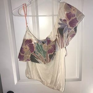 Free People one shoulder top